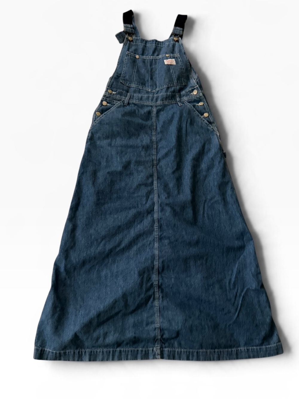 Vintage SMITH’S Blue Denim Overall Dress size L (28-30)